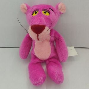 Vintage 1996 United Artist Pink Panther Plush Bean Bag 8”